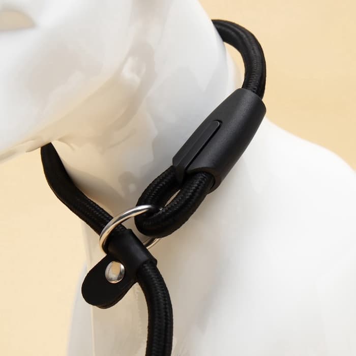 Ринговка для собак, 130×0.8 см, чёрная