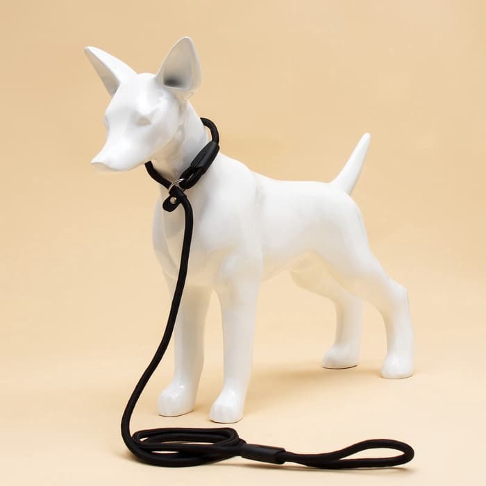 Ринговка для собак, 130×0.8 см, чёрная