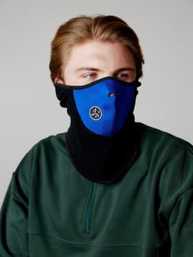 Маска защитная для лица ONLYTOP, флис, р. универсальный