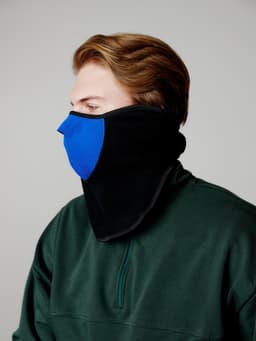 Маска защитная для лица ONLYTOP, флис, р. универсальный