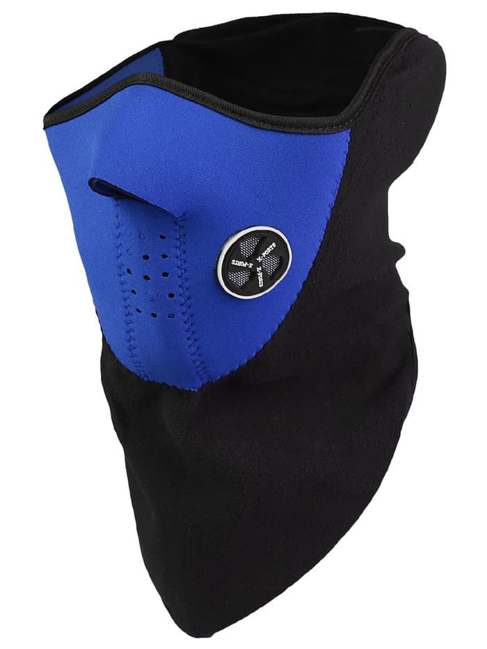 Маска защитная для лица ONLYTOP, флис, р. универсальный