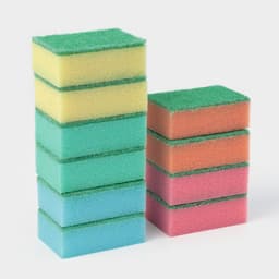 Набор губок для посуды с чистящим слоем Доляна «Макси», 9×6×3.5 см, 10 шт.