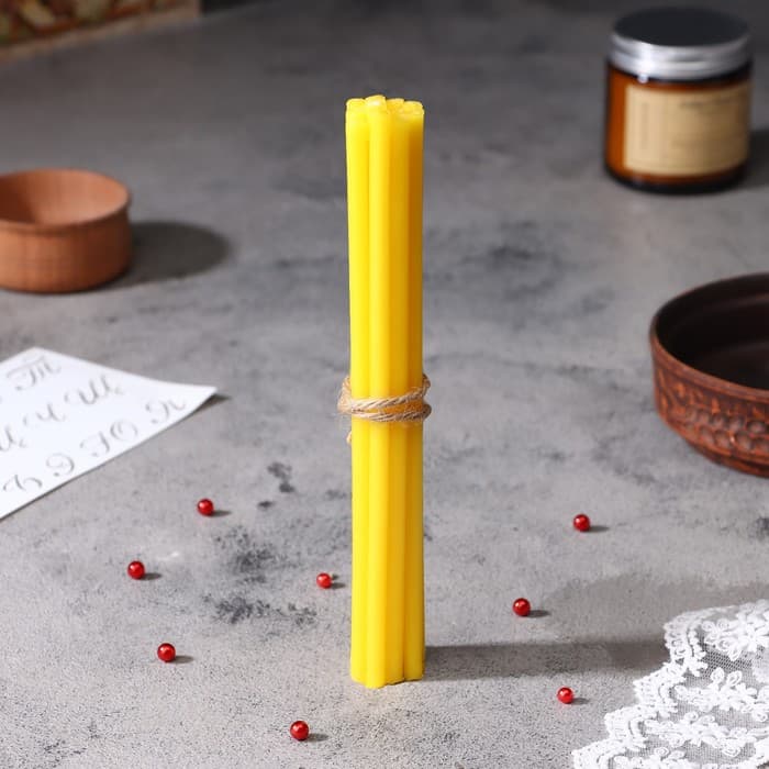 Набор свечей церковных «Казанская Божья Матерь» для домашней молитвы, парафин, 12 шт.