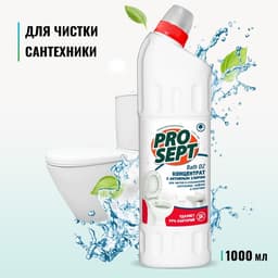 Отбеливающий гель для чистки сантехники Bath DZ, концентрат, 1 л
