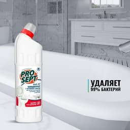 Отбеливающий гель для чистки сантехники Bath DZ, концентрат, 1 л