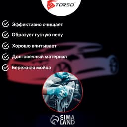 Губка автомобильная TORSO поролоновая, МИКС 190×110×60 мм