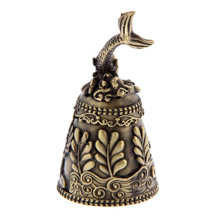 Колокольчик ангел «На счастье и удачу», 7×3.5 см