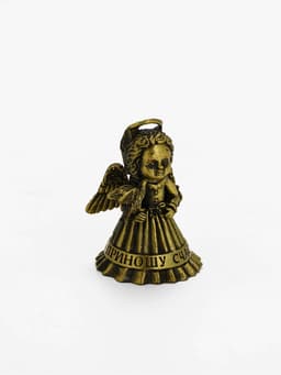 Колокольчик ангел «Приношу счастье», 5.5×3.5 см