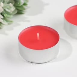 Набор свечей ароматических чайных «Тропические фрукты», 3.8×1.6 см, 3.5 ч, 12 г, 6 шт.