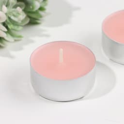 Набор свечей ароматических чайных «Роза», 3.8×1.6 см, 3.5 ч, 12 г, 6 шт.