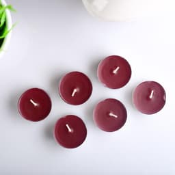 Набор свечей ароматических чайных «Вишня», 3.8×1.6 см, 3.5 ч, 12 г, 6 шт.