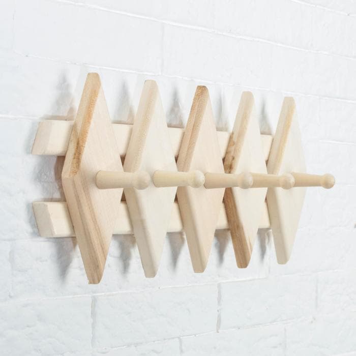 Вешалка для бани и сауны «Ромбик», липа, 45×18×9 см, 5 крючков, «Добропаровъ»