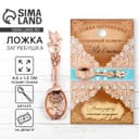 Кошельковый талисман: ложка загребушка «На счастье», 4.6×1.2 см