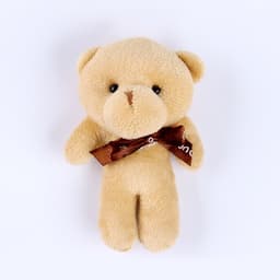 Мягкая игрушка «Мишка с бантом», 11 см, МИКС