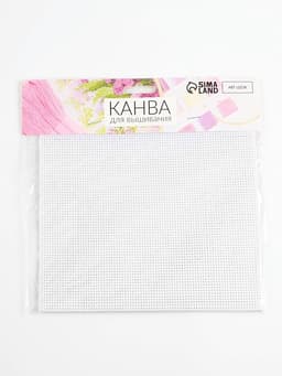 Канва для вышивания №11, 30×20 см, белая