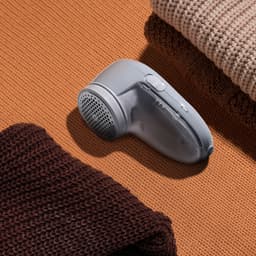 Машинка для удаления катышков Luazon LUK-04, от АКБ, голубая