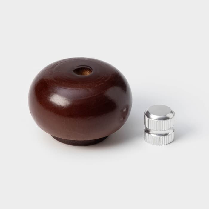 Мельница для специй Доляна «Дуновение леса», 10.5×4.5 см, керамический механизм, коричневая