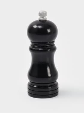 Мельница для специй Доляна «Дуновение леса», 12×4.3 см, керамический механизм, чёрная