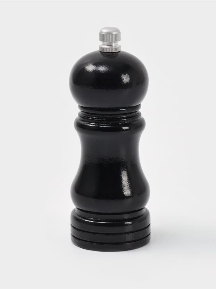 Мельница для специй Доляна «Дуновение леса», 12×4.3 см, керамический механизм, чёрная