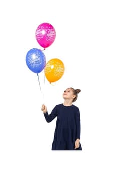 Воздушные шары латексные 14" «С днём рождения! Звёзды», 25 шт., пастель, МИКС