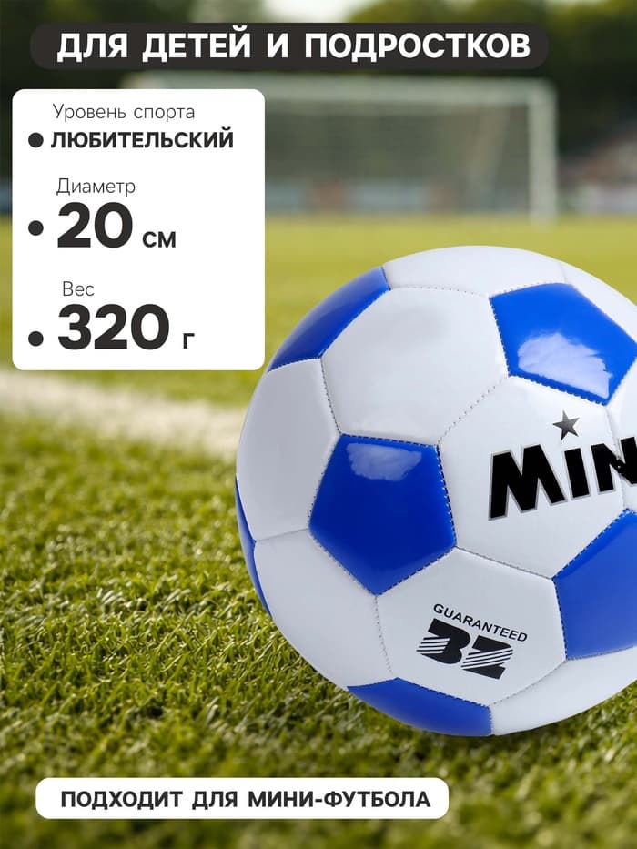 Мяч футбольный MINSA, TPU, машинная сшивка, 32 панели, размер 4