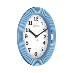 Часы настенные интерьерные «Бенедатта», плавный ход, 19×22 см, синие