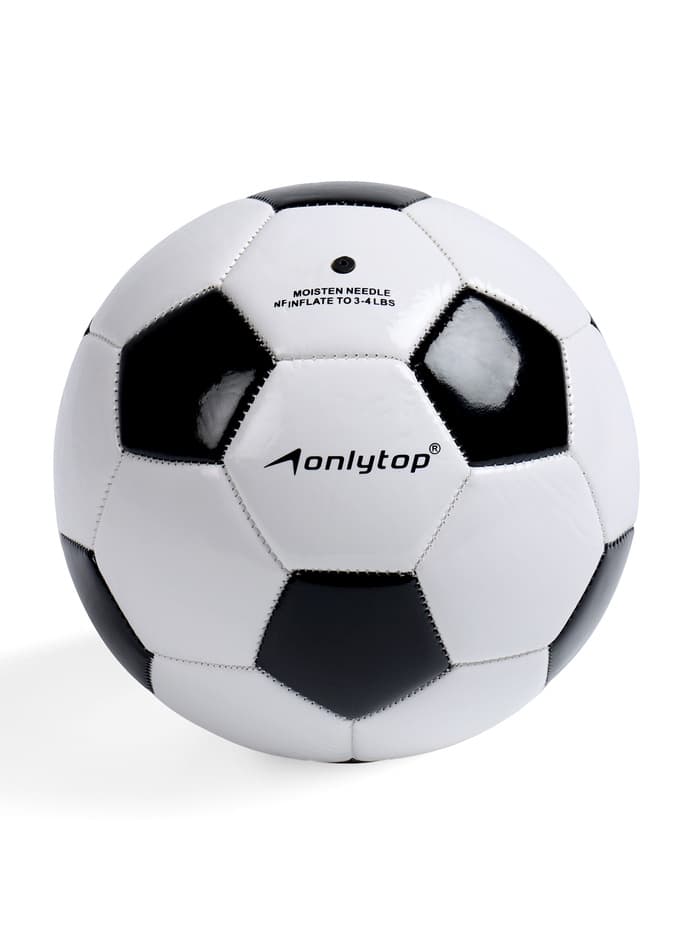 Футбольный мяч ONLYTOP, машинная сшивка, 32 панели, р. 4, PVC
