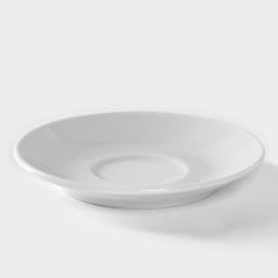 Блюдце Добрушский завод «Бельё», d=11.5 см, фарфор, белое