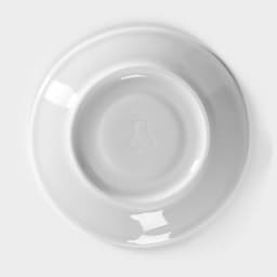 Блюдце Добрушский завод «Бельё», d=11.5 см, фарфор, белое