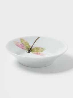 Блюдце Добрушский завод «Стрекоза», 105 мл, d=11 см, фарфор, белая