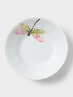 Блюдце Добрушский завод «Стрекоза», 105 мл, d=11 см, фарфор, белая