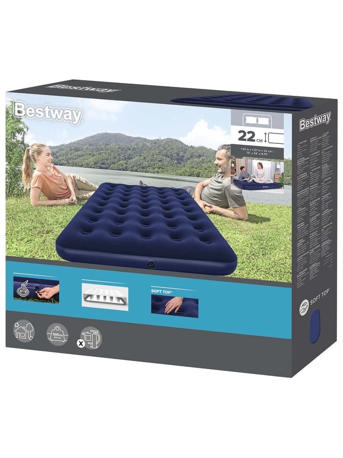 Матрас надувной Pavillo, 191×137×22 см, двуспальный, 67002 Bestway