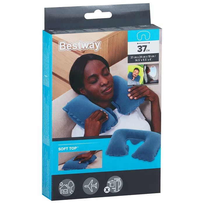 Подушка надувная Bestway, 37×24×10 см, МИКС, 67006