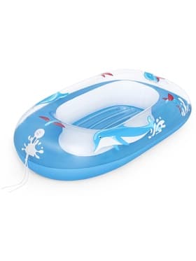 Лодочка надувная «Дельфин», 102×69 см, от 3-6 лет, цвет МИКС, 34037 Bestway