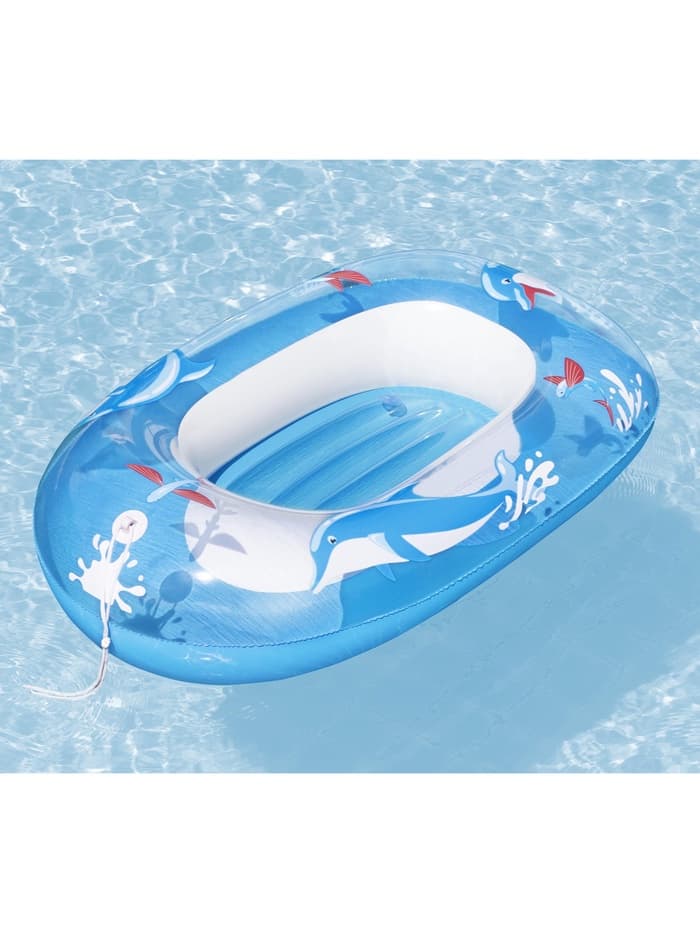 Лодочка надувная «Дельфин», 102×69 см, от 3-6 лет, цвет МИКС, 34037 Bestway
