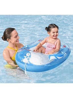 Лодочка надувная «Дельфин», 102×69 см, от 3-6 лет, цвет МИКС, 34037 Bestway