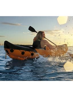 Байдарка Rapid X2 Kayak, двухместная, вёсла 218 см, до 160 кг, 321×100×48 см, 65077 Bestway