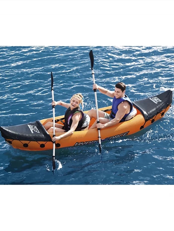 Байдарка Rapid X2 Kayak, двухместная, вёсла 218 см, до 160 кг, 321×100×48 см, 65077 Bestway