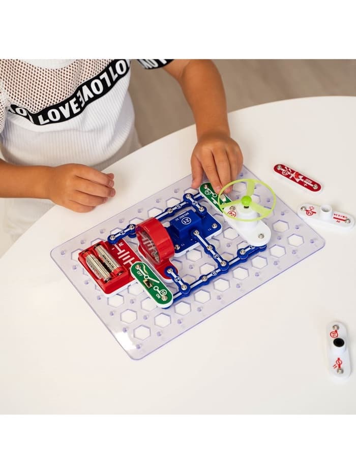 Конструктор электронный «Эврики», 335 схем, 31 элемент, работает от батареек