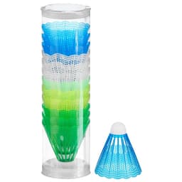 Набор воланов для бадминтона, 12 шт., пластик, в тубе, цвет МИКС