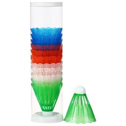 Набор воланов для бадминтона, 12 шт., пластик, в тубе, цвет МИКС