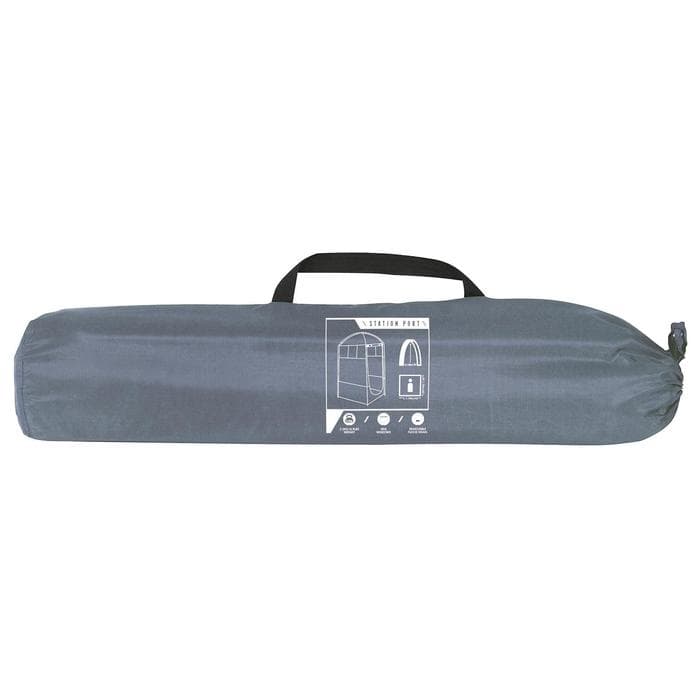 Палатка туристическая для душа и туалета Bestway, 110×110×190 см, трекинговая, однослойная, серая