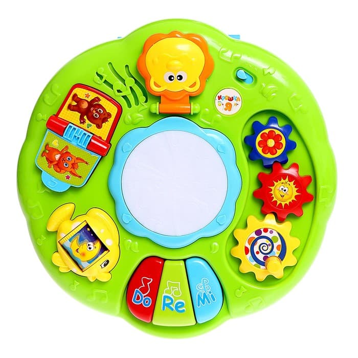 Развивающий столик ZABIAKA «Весёлая игра», 3 в 1, световые и звуковые эффекты