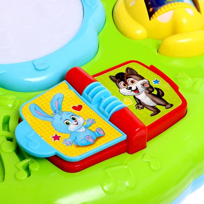 Развивающий столик ZABIAKA «Весёлая игра», 3 в 1, световые и звуковые эффекты