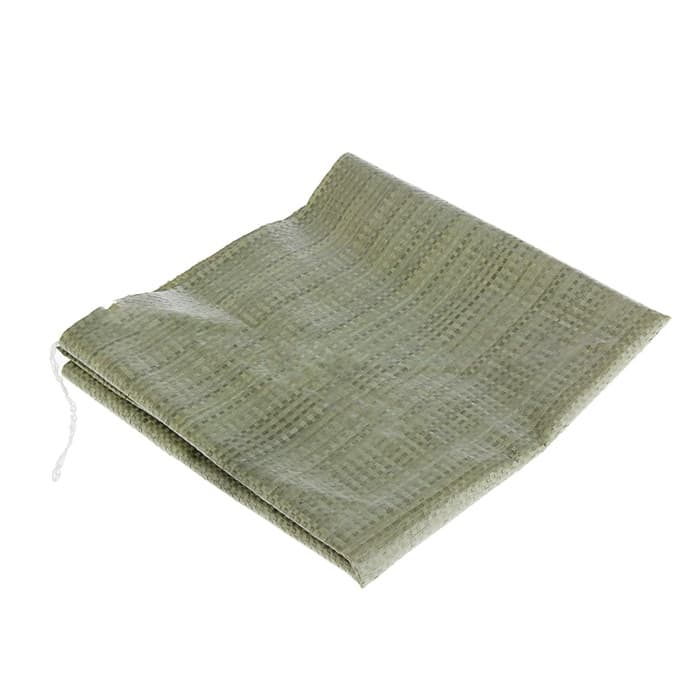 Мешок полипропиленовый 55×105 см, для строительного мусора, зеленый, 50 кг