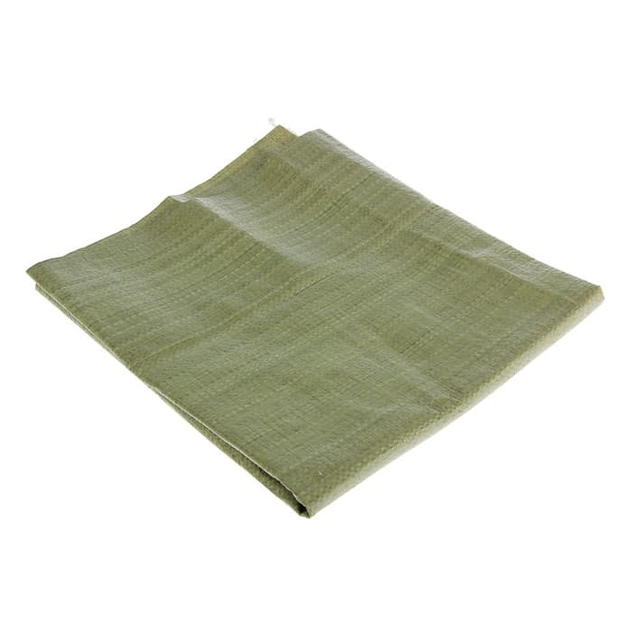 Мешок полипропиленовый 70×120 см, для строительного мусора, зеленый, 70 кг