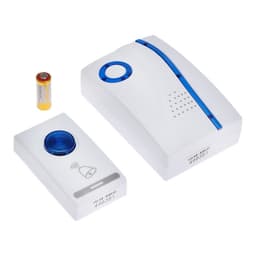 Звонок Luazon LZDV-07, беспроводной, 2хAA (не в комплекте), LR23A, белый