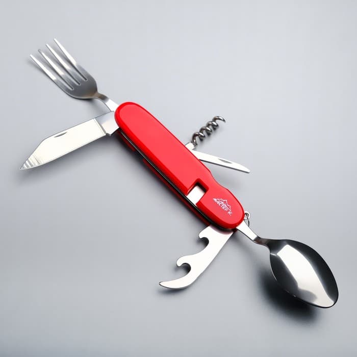 Набор туриста «Путешественник» 5 в 1, красный