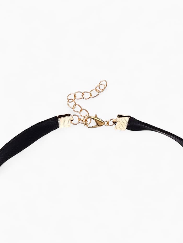 Чокер «Шарик», жемчужина, цвет чёрный, L=30 см