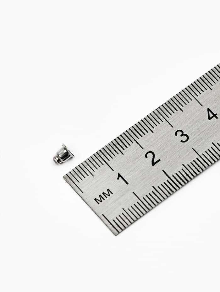 Заглушки для сережек, швенз, пусет (набор 20 пар), цвет серебро